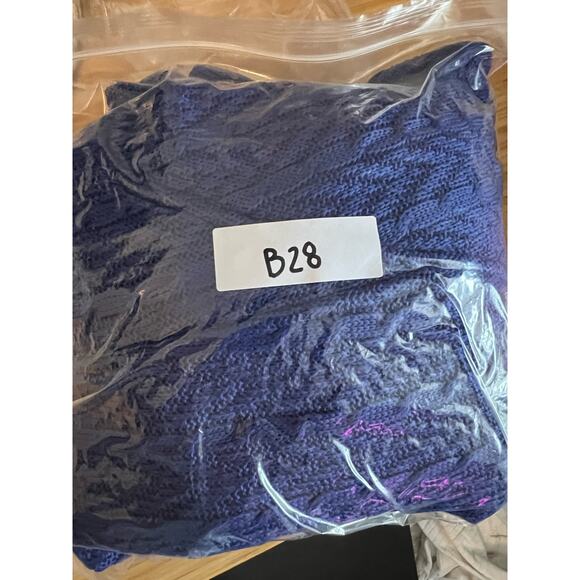 Spyder Major Cable Stryke Knit Royal Blue Fleece Zip Up Sweater Jacket Women's M - Picture 9 of 9